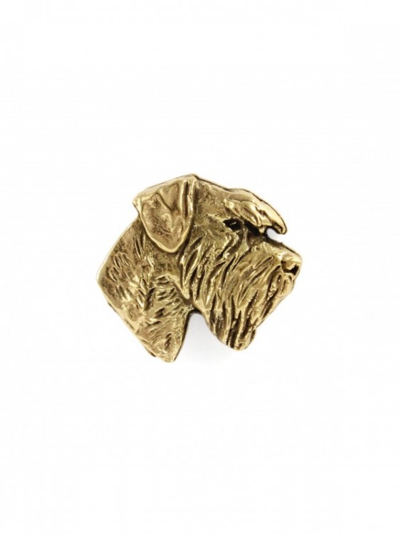 Schnauzer - pin (gold) - 1497