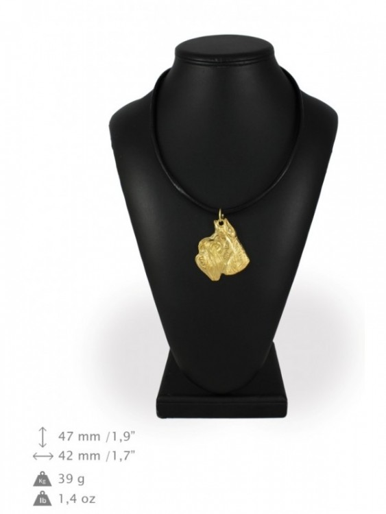 Schnauzer - necklace (gold plating) - 952