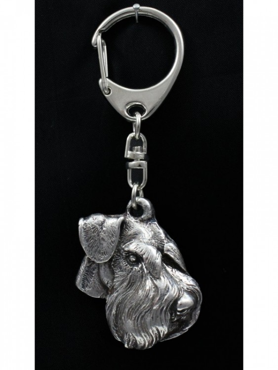 Schnauzer - keyring (silver plate) - 1104