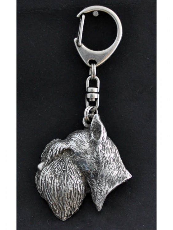 Schnauzer Keyring 26