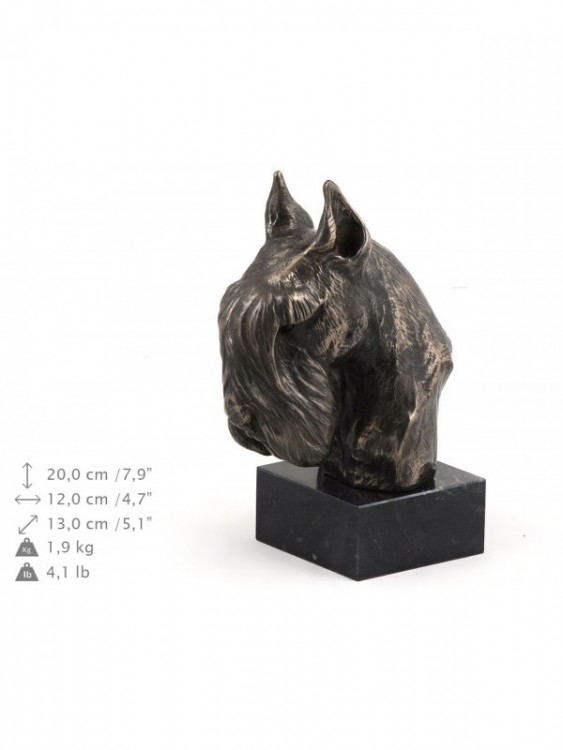 Schnauzer - figurine (bronze) - 299