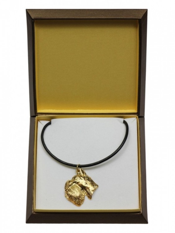 Schnauzer - necklace (gold plating) - 3028