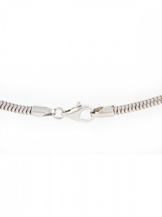 Schnauzer - necklace (silver cord) - 3151