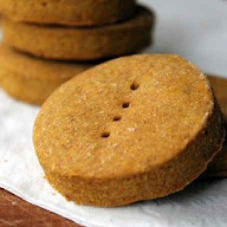 Pumpkin - peanut butter dog cookie